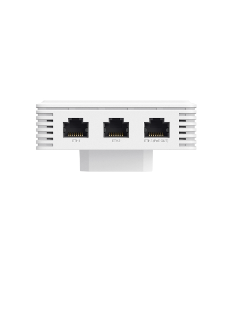 TP-LINK EAP725-Wall- Punto de acceso Wi-Fi 7 para montaje en techo BE5000, doble banda (4324 Mbps en 5 GHz + 688 Mbps en 2,4 GHz) , 1 puerto 2,5 GbE, Funciones avanzadas, Gestión centralizada, Mesh y Seamless Roaming