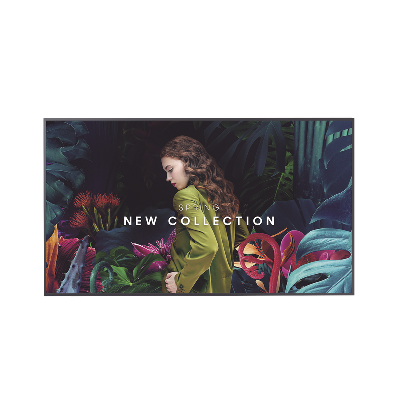 QB50C Pantalla Profesional LED de 50, UHD 4K (3840x2160p), Entradas de Video HDM, Bocinas Integradas de 10 W. Compatible VESA