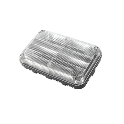 QL-64C-AA Luz de advertencia Quadraflare LED, Flasher Integrado, Mica Transparente y Led Ámbar