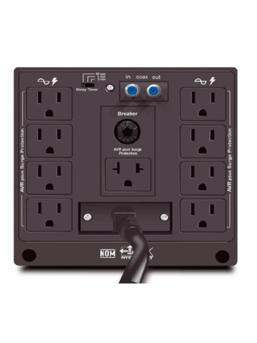 CDP R-AVR5008 - Regulador / Especial para motores y CCTV / 5000VA / 2500W / 8 Terminales de salida / 1 Terminal de salida NEMA5-20R / Retardante a incendio
