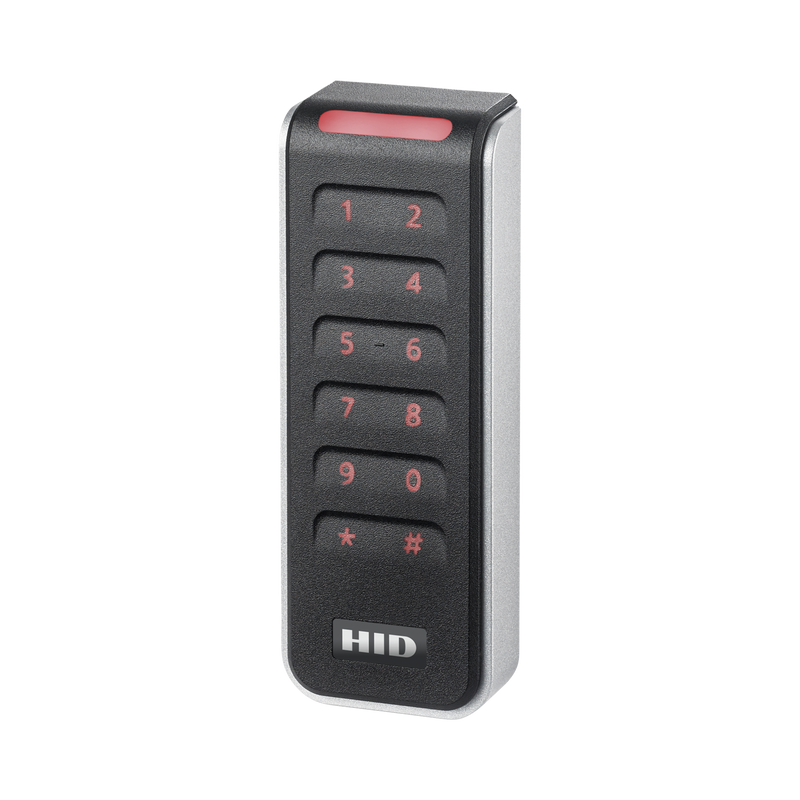 R20KS Lector con Teclado Capacitivo SIGNO Multitecnologia/ 20KNKS-01-00001H/ Garantia de Por Vida/ Pigtail/Wiegand & OSDP/Mullion