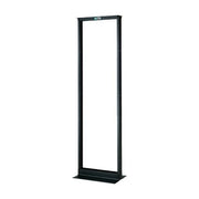 Rack de Dos Postes Estándar de 19 in, Rieles Numerados y Roscados #12-24, Fabricado en Acero, 45 Unidades de Rack, Color Negro - Toer