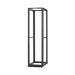 Rack de Cuatro Postes Estándar de 19", Rieles Numerados y Roscados #12-24, Profundidad Máxima de 30 in, 45 Unidades de Rack, Color Negro - Toer