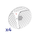 (LHG XL 5 ac 4 Pack) CPE y PtP en 5GHz  802.11 a/n/ac con Antena de Rejilla de 27dBi. "Ahora con Más Velocidad y Mayor Distancia" - Toer