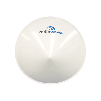 Radomo para Antenas SPD8-5.2NS, SPD8-5.9NS, Dimensiones (8 ft), Reduce la carga de viento y mejora la estabilidad del enlace.