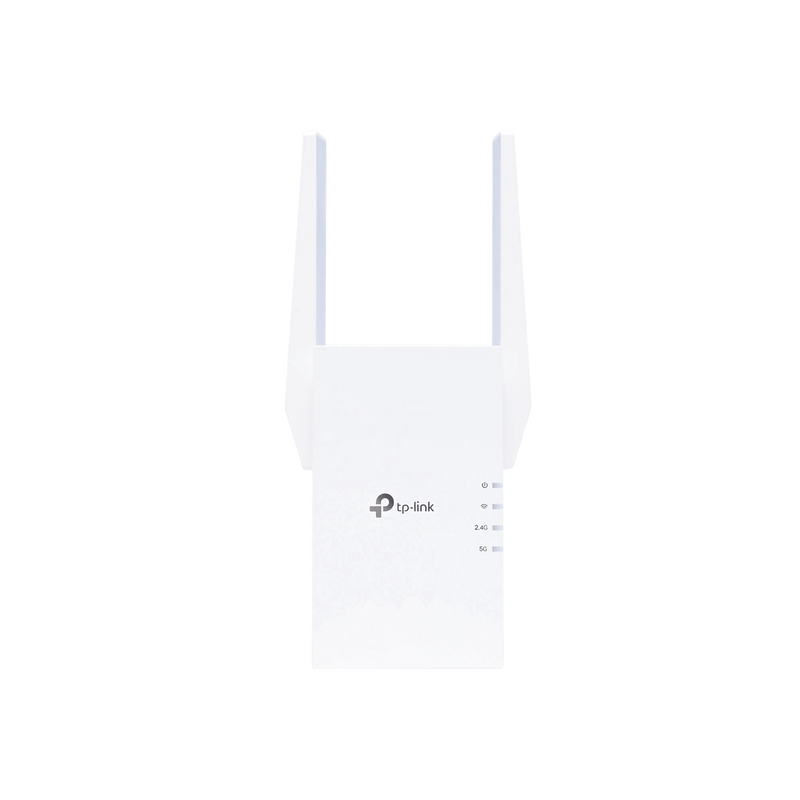 RE505X Repetidor / Extensor de Cobertura WiFi AX 1500 Mbps, doble banda 2.4 GHz y 5 GHz, con 1 puerto 10/100/1000 Mbps