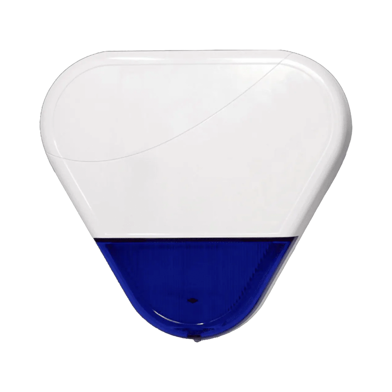 ALULA - Sirena Inalámbrica para Exterior / Volumen Sonoro 100 dBA / Vida Útil Batería 2-5 años / Alimentación AC Opcional / Resistente al Agua IP56 / Compatible Connect+