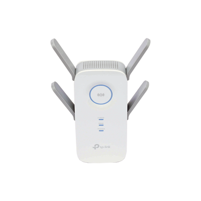 Repetidor / Extensor de Cobertura WiFi AC, 2600 Mbps, doble banda 2.4 GHz y 5 GHz, con 1 puerto 10/100/1000 Mbps, 4 antenas externas - Toer