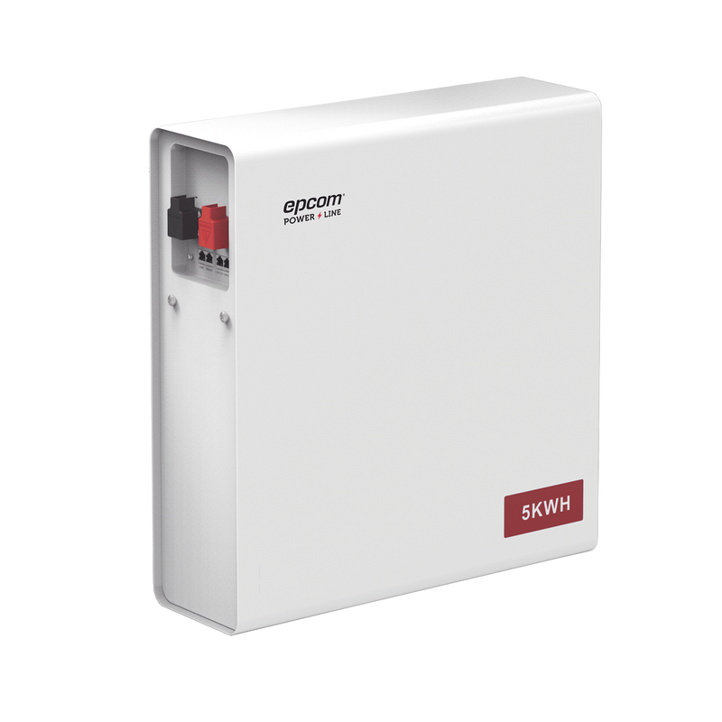 RES1005K Batería de Litio Hierro Fosfato (LiFePO4)  de 5 Kwh, 51.2 Vcc, 100 Ah, Outdoor, Instalación a pared