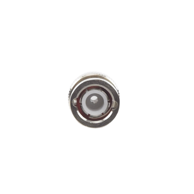 Conector BNC Macho de Anillo Plegable para Cable LP-195, LP-142, LMR-195, RG-58/U, RG-142/U, Níquel/ Oro/ Delrin.