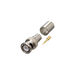 Conector BNC Macho de Anillo Plegable para RG-8/U, LMR-400, 9913, CNT-400, Níquel/ Oro/ Teflón. - Toer