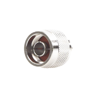 Conector N Macho de Anillo Plegable para Cables Coaxiales LP-142, LP-195, RG-58/U, RG-142/U, LMR-195, Níquel/ Oro/ Teflón.â€‹ - Toer