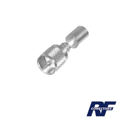 RFU-507 Conector UHF macho (PL-259) de anillo plegable para RG-8, BELDEN 8237, RG-213/U, 8267.