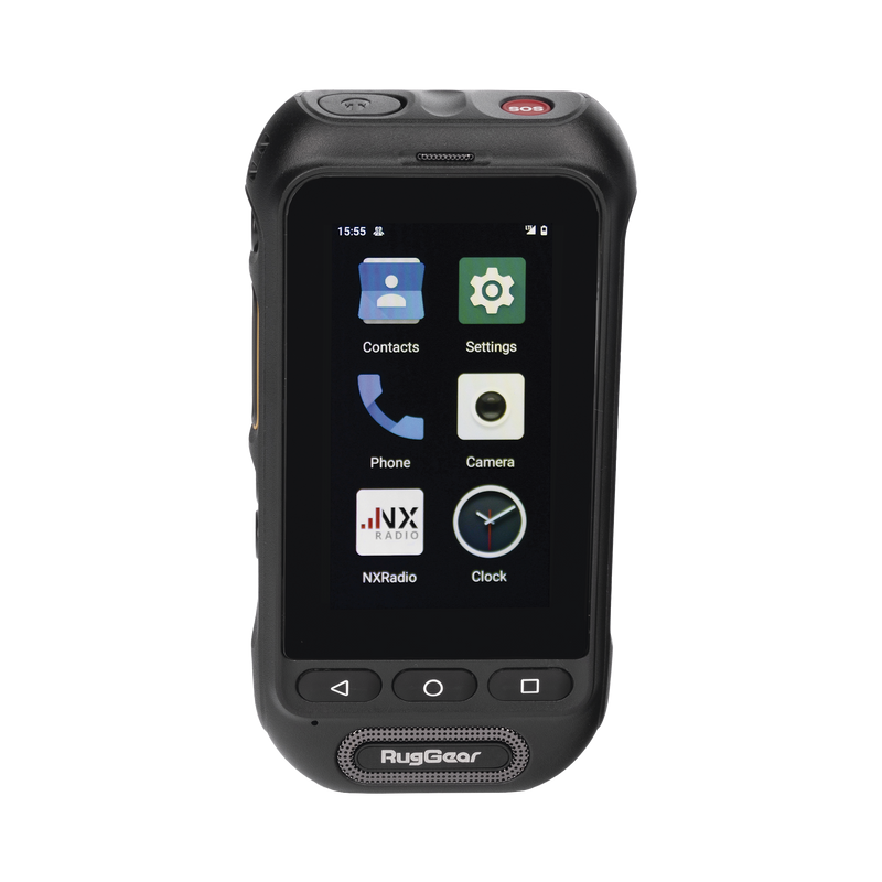 RG360 RugGear Radio PoC LTE, IP68 Resistente al Agua, Pantalla Táctil 3, Compatible con NXRadio y TASSTA