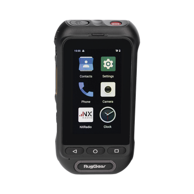 RugGear Radio PoC LTE, IP68 Resistente al Agua, Pantalla Táctil 3", Compatible con NXRadio y TASSTA - Toer