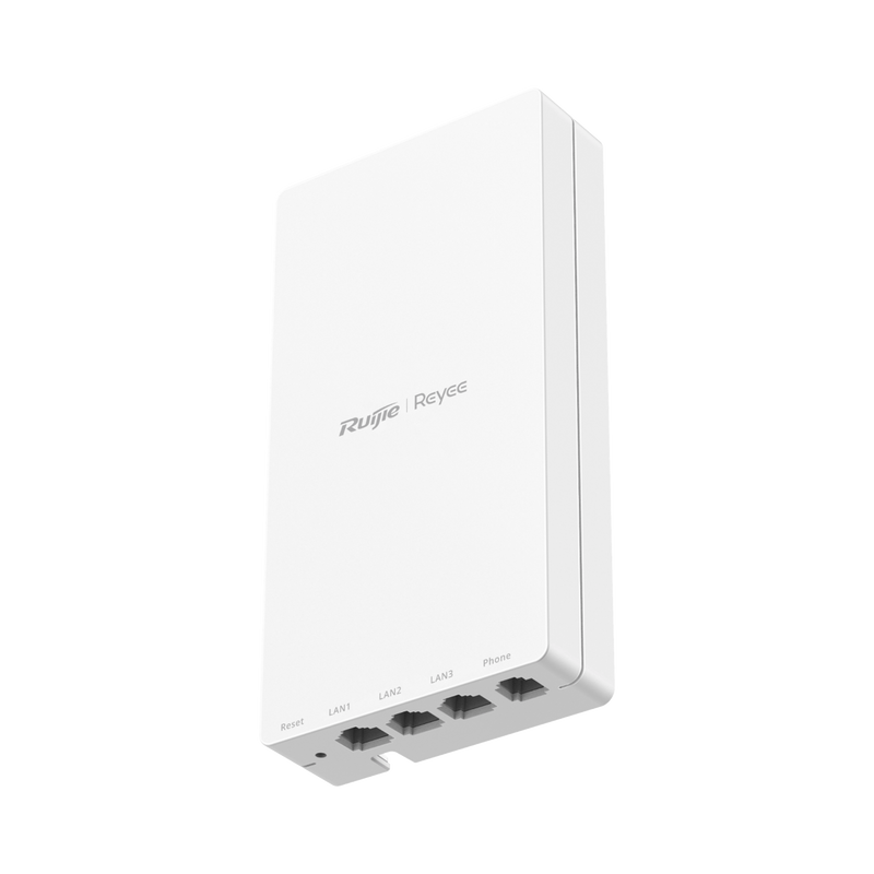 RG-APF1250 e-Lighten ONU / Punto de Acceso Hibrido Para solución de Fibra, Uplink Gigabit para Fibra SC/UPC, 3 puertos LAN Gigabit, 1 Puerto Análogo Telefonía