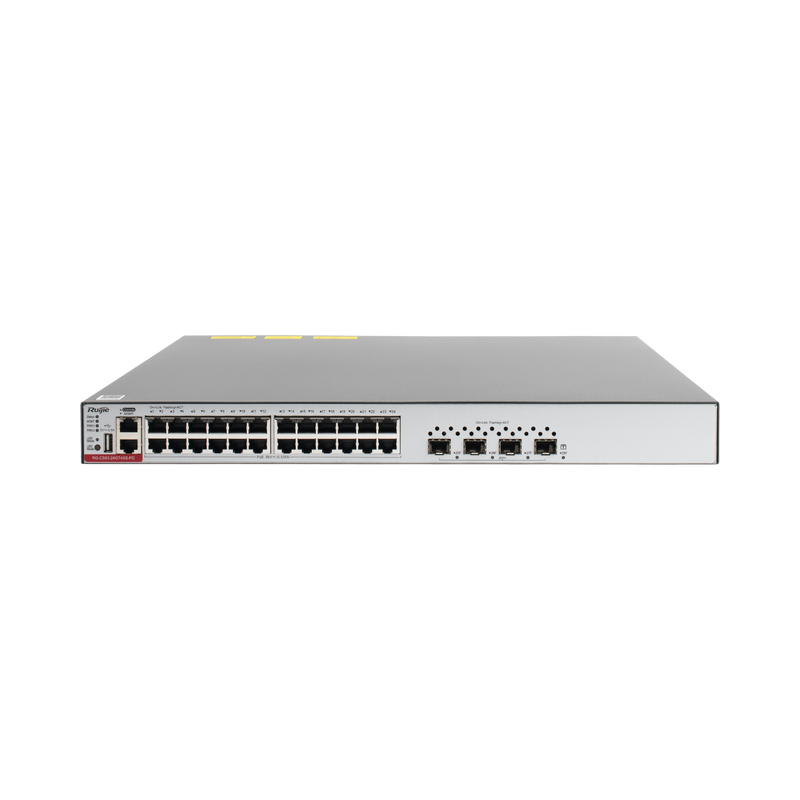 RG-CS83-24GT4XS-PD RG-CS83-24GT4XS-PD SWITCH L3 24 PTOS POE+ Y 4 SFP+ MAX 750W