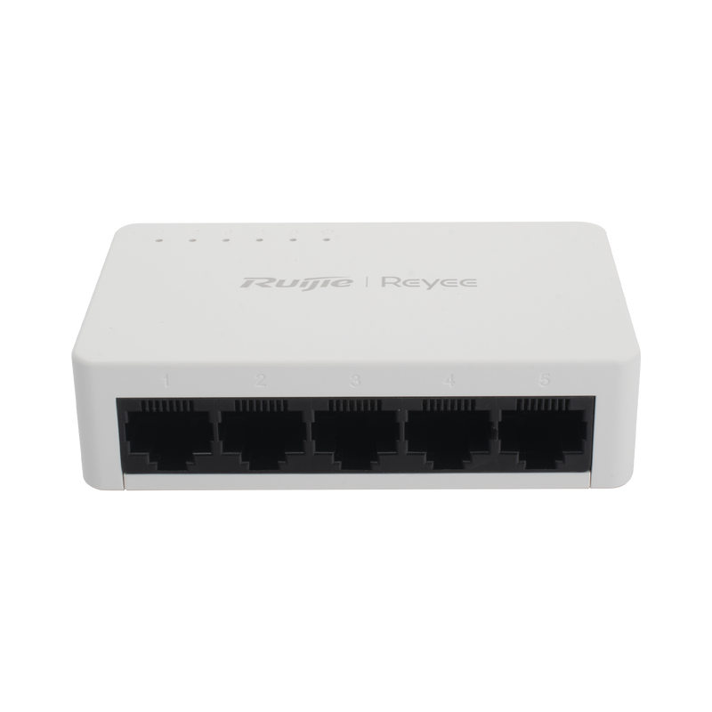 RG-ES05F Switch no PoE no administrado, con 5 puertos 10/100 Mbps