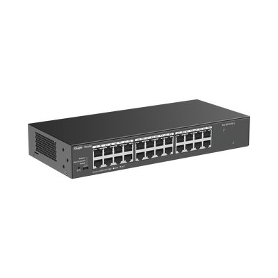 Switch no administrable, con 24 puertos Gigabit, Visible en la Topología - Toer