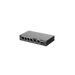 Switch Administrable con 4 puertos Gigabit PoE, 2 Uplink Gigabit y 1 Uplink Gigabit para Fibra SFP en combo, gestión gratuita desde la nube - Toer
