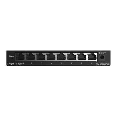 Switch Administrable con 8 puertos Gigabit, gestión gratuita desde la nube - Toer