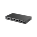 Switch Administrable con 8 puertos Gigabit PoE, 2 Uplinks Gigabit (1 SFP), gestión gratuita desde la nube - Toer