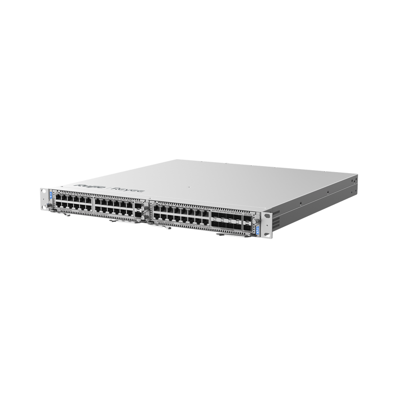 RG-NBF6002M e-Lighten OLT / Switch Hibrido, Capa 3 con Slots para Tarjetas Modulares. perfecto para migrar a Soluciones de Fibra PON hasta 320 ONUs