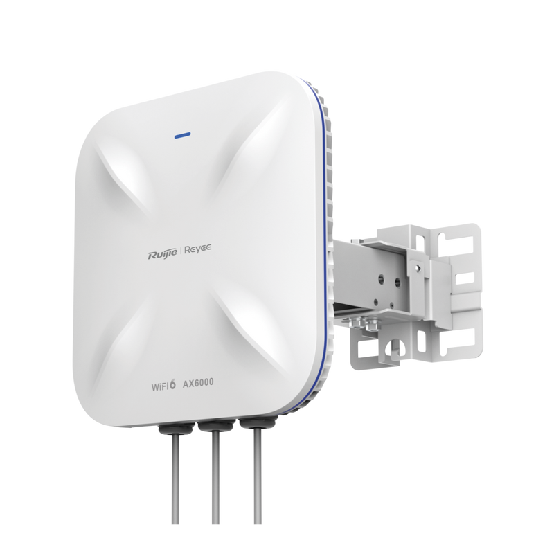RG-RAP6260(H)-D Punto de Acceso Mesh Wi-Fi 6 Industrial para Exterior Sectorial 60°, hasta 5.95 Gbps, MU-MIMO 4x4, Filtros Anti Interferencia y Auto Optimización con IA, puerto eth 2.5G y SFP