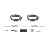 Kit de Puesta a Tierra con dos Jumpers 6 AWG y Barra de Conexiones de 20 Orificios, para Rack de 19in - Toer