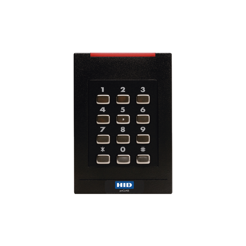 RK40F Lector con Teclado 921 PROX HID, EM /iClass SEOS (no clonable) /iClass SE/ iClass SR/ iClass /Mifare Classic, DesFire, Bluetooth/ Garantía de por Vida