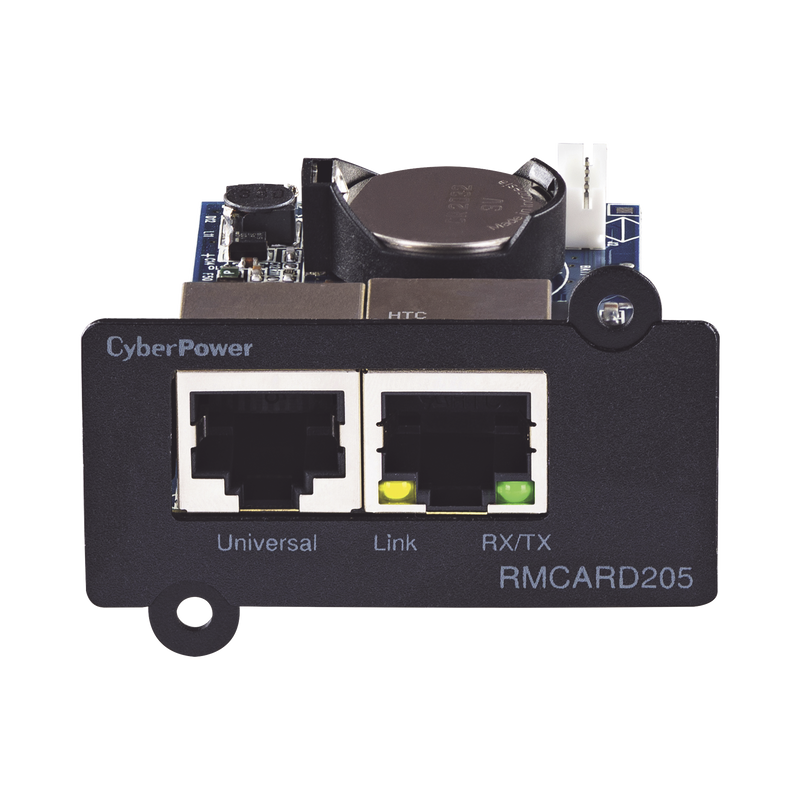 RMCARD205 Tarjeta de Administración Remota para UPS CyberPower Modelos PR, OL y OR hasta 5 kVA y PDUs con Tarjeta de Expansión