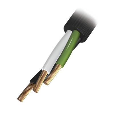 Bobina de 100 Metros / Cable Eléctrico de Uso Rudo / 3 Hilos Calibre 10 AWG / Hasta 600 V. - Toer