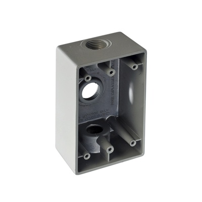 Caja Condulet FS de 1/2" (12.7 mm) con tres bocas a prueba de intemperie. - Toer