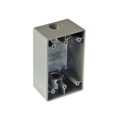 Caja Condulet FS de 3/4" (19.05 mm) con dos bocas a prueba de intemperie. - Toer