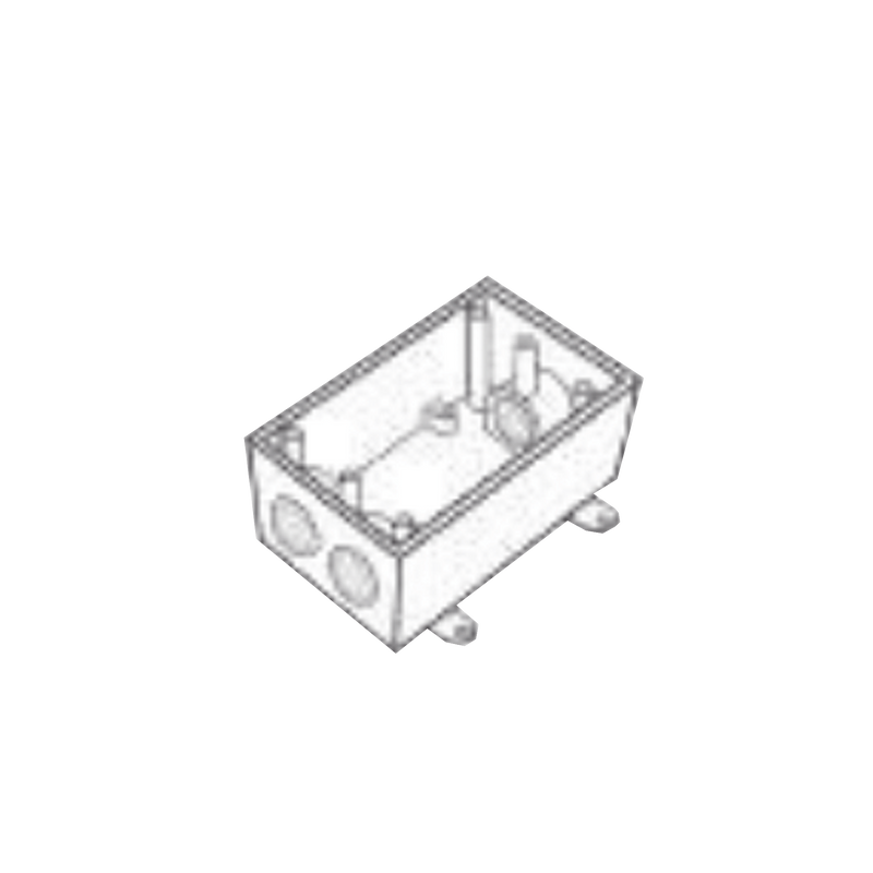 Caja Condulet FS de 1/2 ( 12.7mm) con tres bocas a prueba de intemperie.