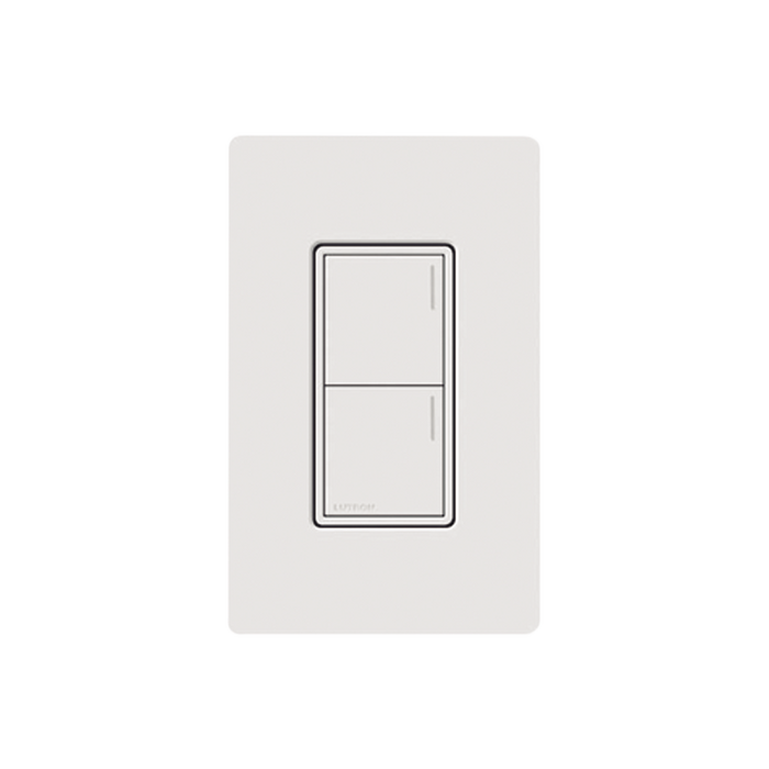 (RadioRa3) Botonera Sunnata Blanco 2 escenas para Radio RA3, programe escenas diferentes en cada botón.
