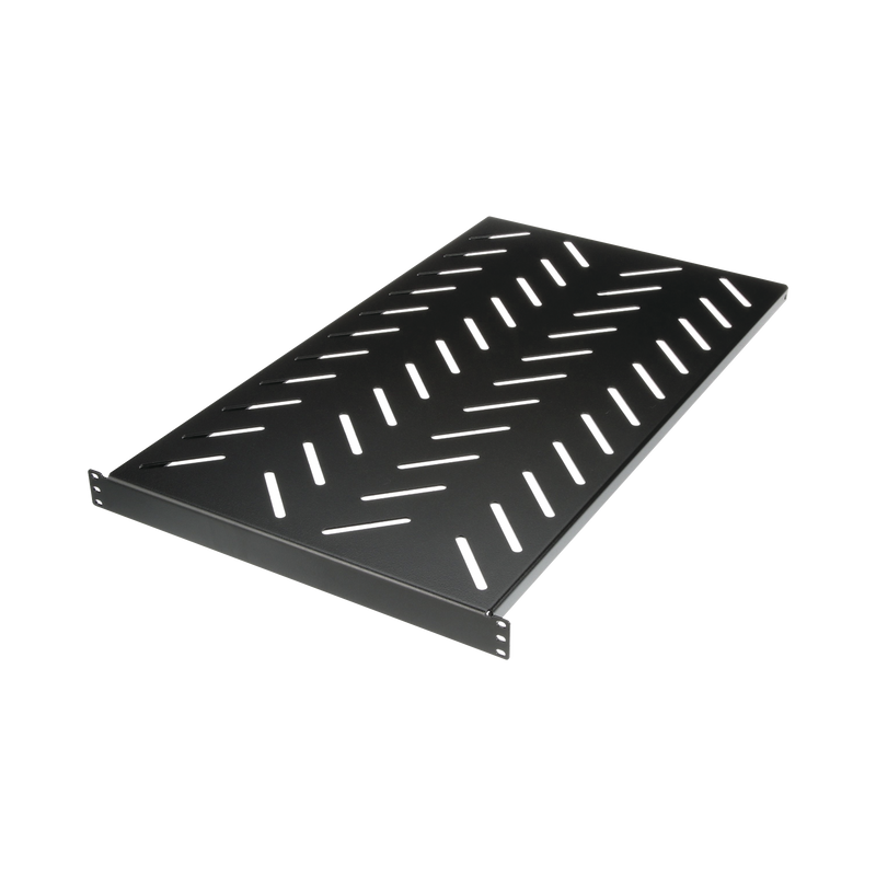 Charola para Soportar Equipos en Rack de 19 de 4 Postes, Profundidad Máxima de 36 in, Capacidad de Carga de 113 kg, 1 UR