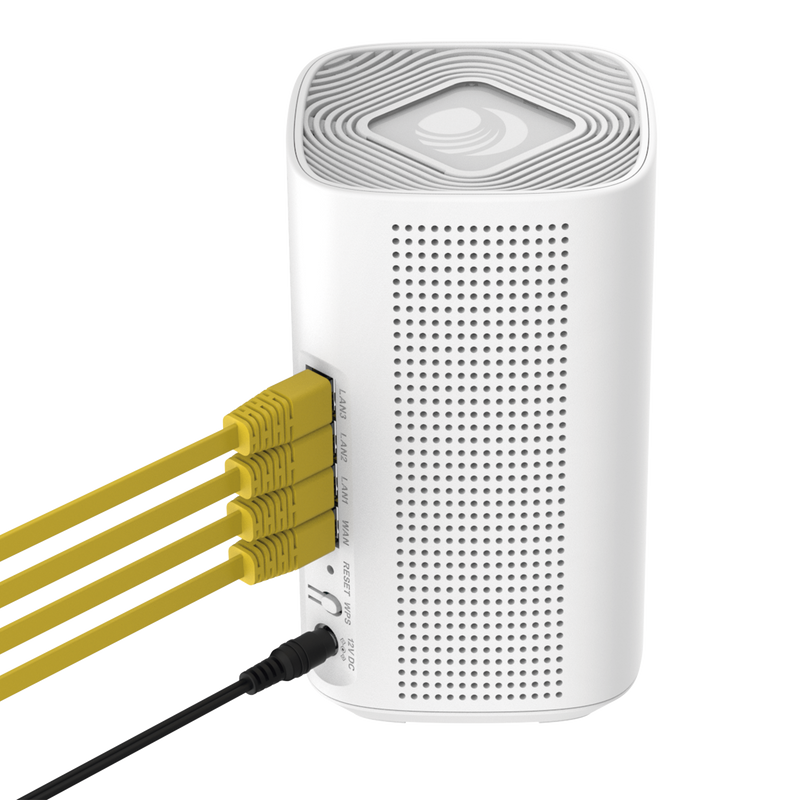 RV22USA00-RW Router Home Mesh RV22 Ideal para Soluciones Residenciales / Doble Banda (2.4 y 5 GHz) / Wi-Fi 6 / Capacidad de: 2.5 Gbps (5 GHz), 600 Mbps (2.4 GHz) / Gestión vía Software para Administrador y Usuario Final desde la nube cnMaestro