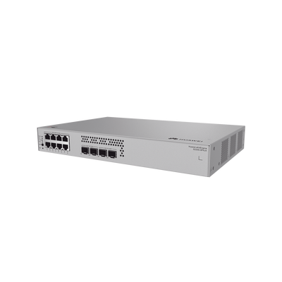 Switch de Acceso eKit Administrable / Capa 2 / 8 Puertos PoE+ Gigabit + 2 SFP + 2 SFP+ / PoE Perpetuo / Presupuesto PoE 128 W / Sin licenciamiento - Toer