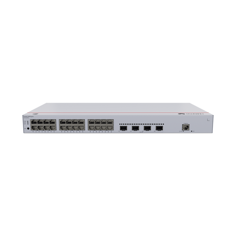 S310-24T4X Switch de Distribución/Core Gigabit Administrable  Capa 3 / 24 puertos 10/100/1000 Mbps  / 4 Puertos 10GE SFP+ Uplink / ERPS / Rutas Estáticas / iStack / Administración Nube Gratis