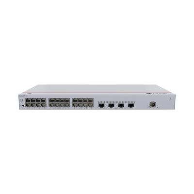 Switch de Distribución/Core Gigabit Administrable  Capa 3 / 24 puertos 10/100/1000 Mbps  / 4 Puertos 10GE SFP+ Uplink / ERPS / Rutas Estáticas / iStack / Administración Nube Gratis - Toer