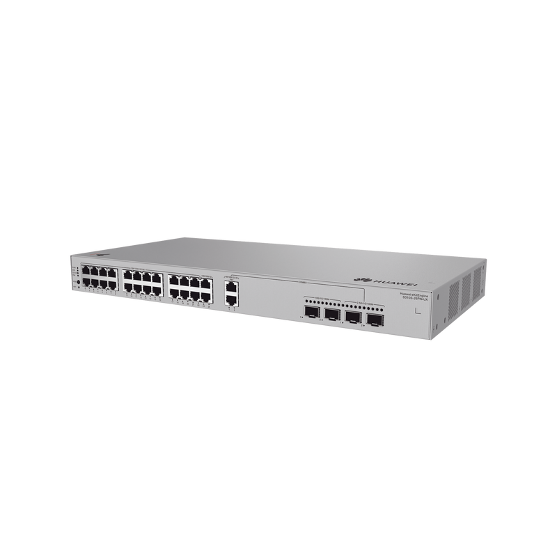 S310S-26PN4JX Switch Gigabit Administrable PoE Capa 3 / 24 Puertos 10/100/1000 Mbps (22 PoE) / 2 Puertos 2.5GE (PoE) combo 2 Puertos SFP 2.5GE /2 Puertos SFP+ 10GE / 400W / PoE Perpetuo / iStack / Administración Nube Gratis