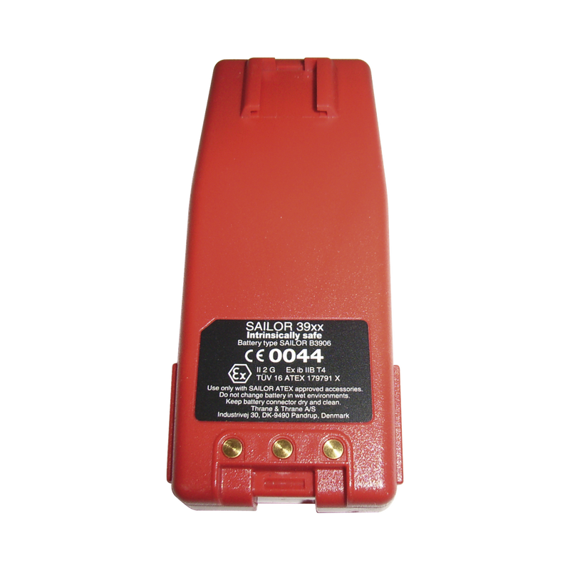 Batería Recargable Lithium-Ion SAILOR B3906 / 1650 mAh / 7.4 VDC / Para Radio UHF SP3965 / Compatible con Cargadores CH3505, CH3507, CH3508
