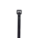 Cincho de Nylon 6.6 StrongHold™, 188mm largo x 4.8mm ancho, Color Negro, Exterior Resistente a Rayos UV, Paquete de 1000pz - Toer