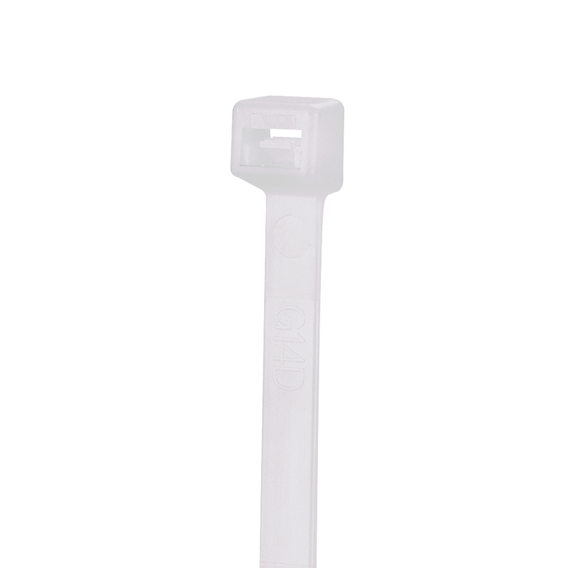 Cincho de Nylon 6.6 StrongHold?, 200mm largo x 2.5mm ancho, Color Natural, Plenum, Paquete de 100pz