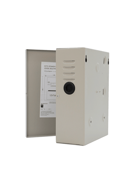 SAXXON SX10A9CHB - Fuente de Poder Profesional 12 VCD / 10 Amperes / 9 Canales / 1.1 Amperes por Canal / Compatible con Bateria de Respaldo ( No incluida ) / Protección contra Sobrecargas /