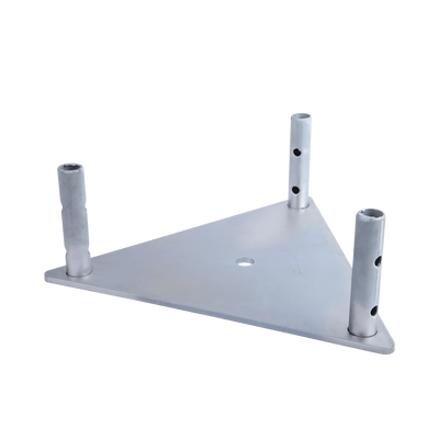 Base para torre sección STZ-30 galvanizada por electrolisis. - Toer