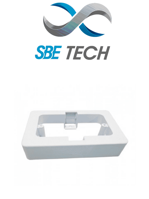 SBE TECH  CUNIV - Caja universal de PVC / 2X4 / Gama económica / Fácil instalación/ Fácil limpieza