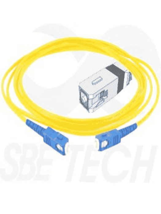 SBE TECH SBE-JUMSCSC3MSM Jumper SC-SC MONOMODO 9/125 / 1 hilo / 2 mm, 3 metros, UPC  / SIMPLEX