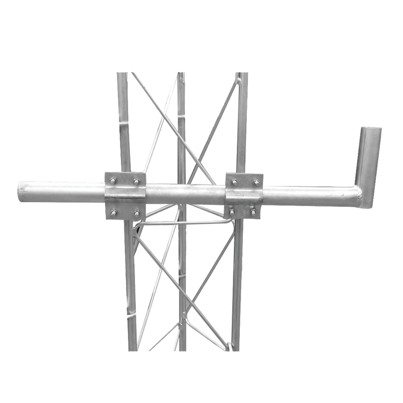 SBL-UNI-1G Brazo tipo Bastón. Inmersión en Caliente. Largo: 80 cm. Alto: 20 cm. Tubo: 1-1/2 Ced.30